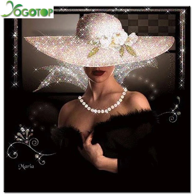 YOGOTOP DIY Diamond Painting Cross Stitch hat beauty Needlework 5D Diamond Embroidery Mosaic Painting Full Rhinestones ZB001
YOGOTOP DIY Diamond Painting Cross Stitch hat beauty Needlework 5D Diamond Embroidery Mosaic Painting Full Rhinestones ZB001