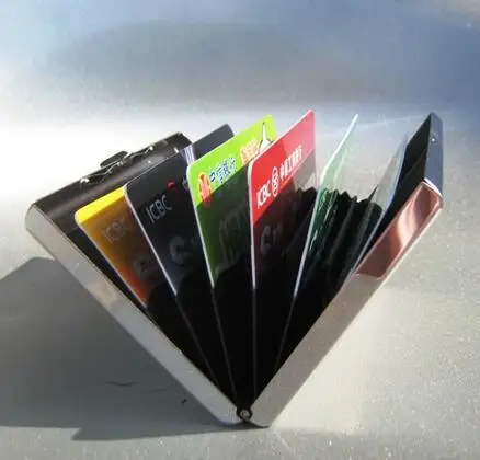 1 unit RFID Blocking Wallet ID Card Protector Men Women Security Wallets Slim Designer Pocket Sleeves Case Aluminum Metal
1 unit RFID Blocking Wallet ID Card Protector Men Women Security Wallets Slim Designer Pocket Sleeves Case Aluminum Metal