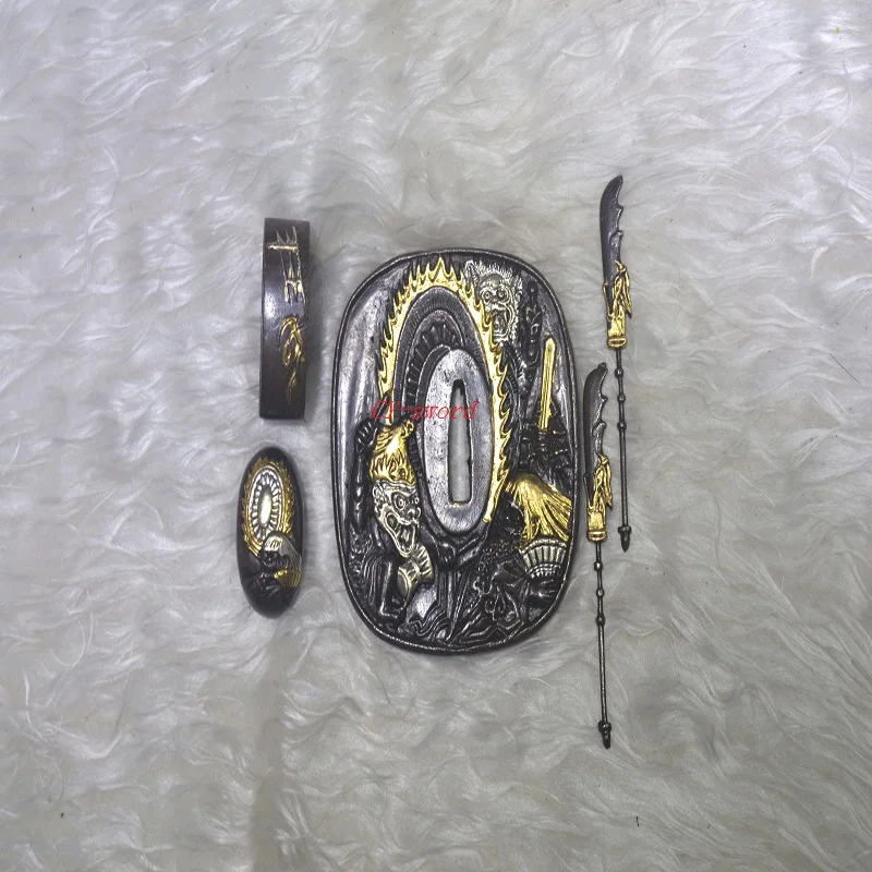 High Quality Brass Japanese Samurai Sword The evil spirits theme Tsuba Katana Handgaurd Accessories
High Quality Brass Japanese Samurai Sword The evil spirits theme Tsuba Katana Handgaurd Accessories