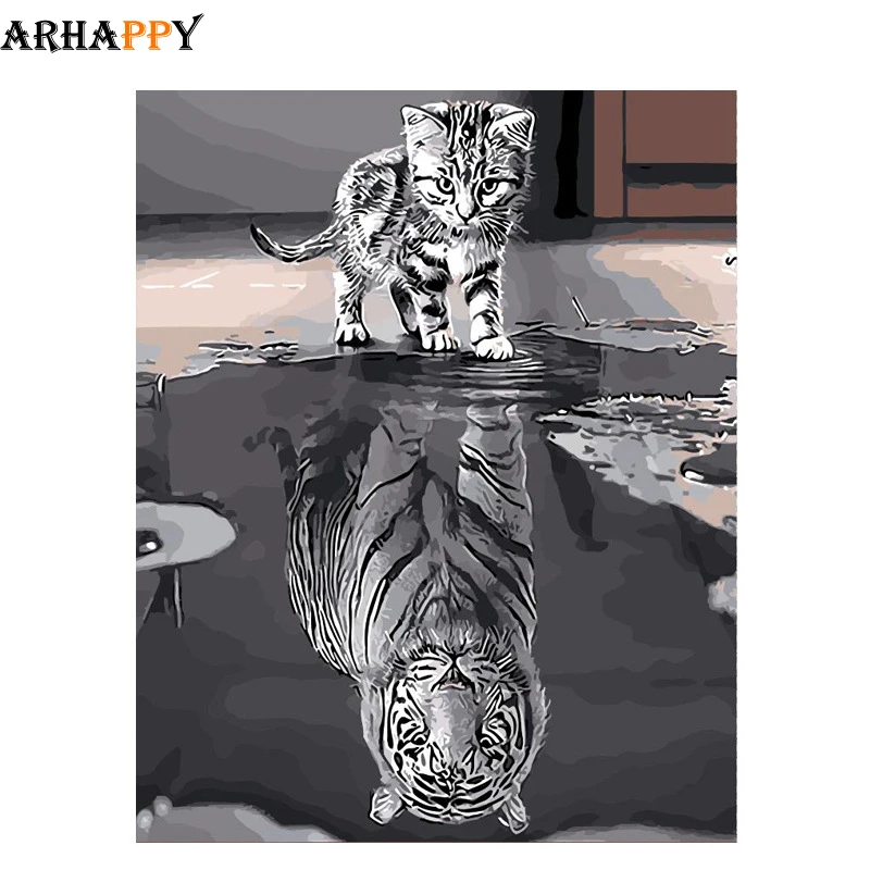 Dream Tiger Animals DIY Framed Oil Painting on Canvas Handmade Modern DIY Oil Painting By Numbers Hand Painted Oil Painting
Dream Tiger Animals DIY Framed Oil Painting on Canvas Handmade Modern DIY Oil Painting By Numbers Hand Painted Oil Painting