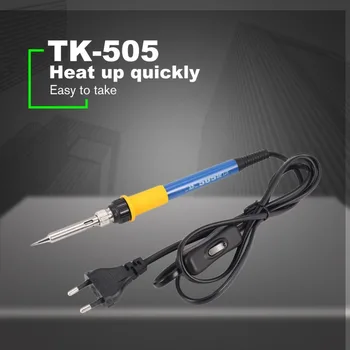 50W Electronic Soldering Iron Electric Solder Pen Mini Handheld DIY Heat Pencil Gun with Switch Repair Rework Welding Tool
50W Electronic Soldering Iron Electric Solder Pen Mini Handheld DIY Heat Pencil Gun with Switch Repair Rework Welding Tool