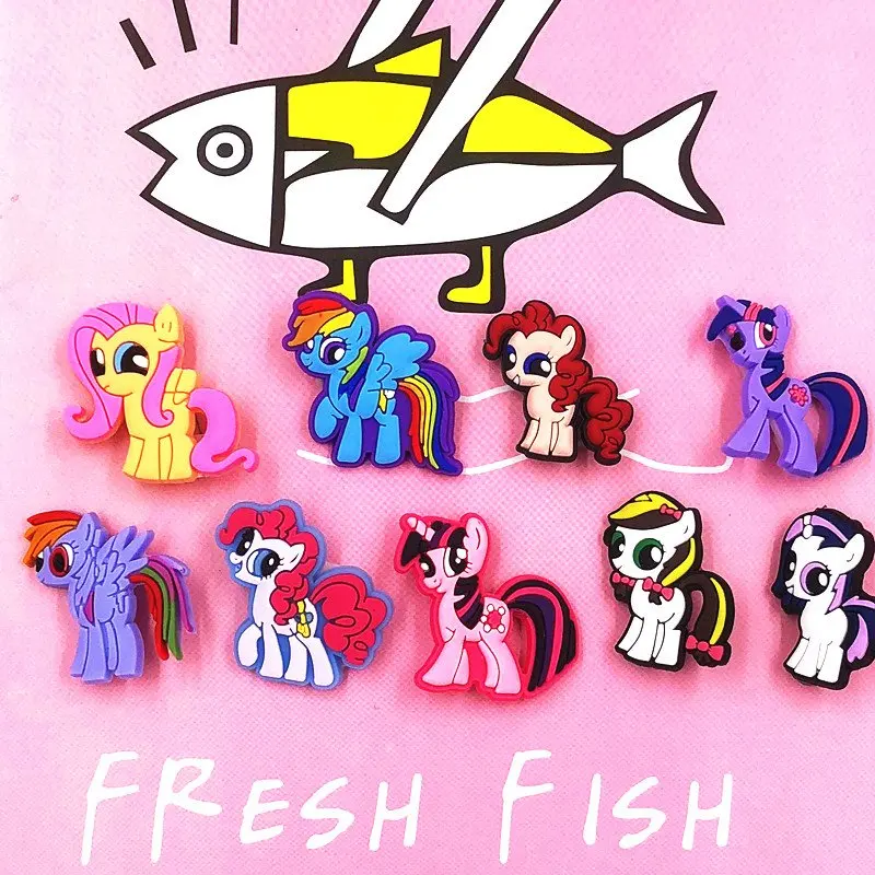 1PCS Unicorn My little Baoli Poni Horse Icon PVC Button Pinbacks Pin on Badges Brooches clothes accessories Children party favor
1PCS Unicorn My little Baoli Poni Horse Icon PVC Button Pinbacks Pin on Badges Brooches clothes accessories Children party favor