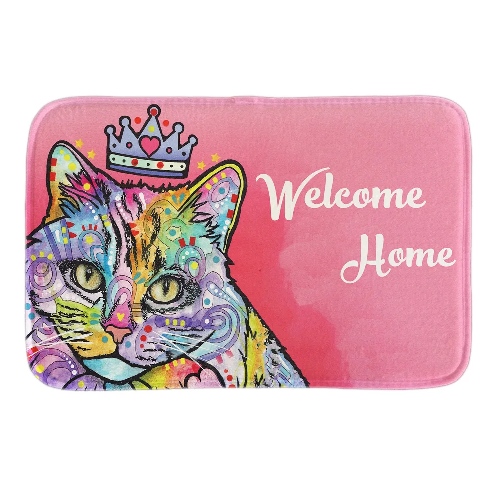 Welcome Home By The Queen Cat Decorative Indoormat Soft Door Mat Short Plush Bathroom Floor Mats Soft Pink Carpets
Welcome Home By The Queen Cat Decorative Indoormat Soft Door Mat Short Plush Bathroom Floor Mats Soft Pink Carpets