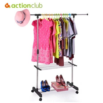 Actionclub Multifunction Stainless Steel Single Rod Drying Rack With Storage Rack Towel Rack Balcony Folding Drying Rack Hanger
Actionclub Multifunction Stainless Steel Single Rod Drying Rack With Storage Rack Towel Rack Balcony Folding Drying Rack Hanger