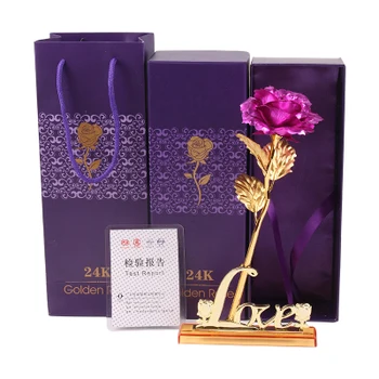 Valentine's Gift ,24k gold rose lover's flower +love vase, 25cm length (with card), (open)
Valentine's Gift ,24k gold rose lover's flower +love vase, 25cm length (with card), (open)