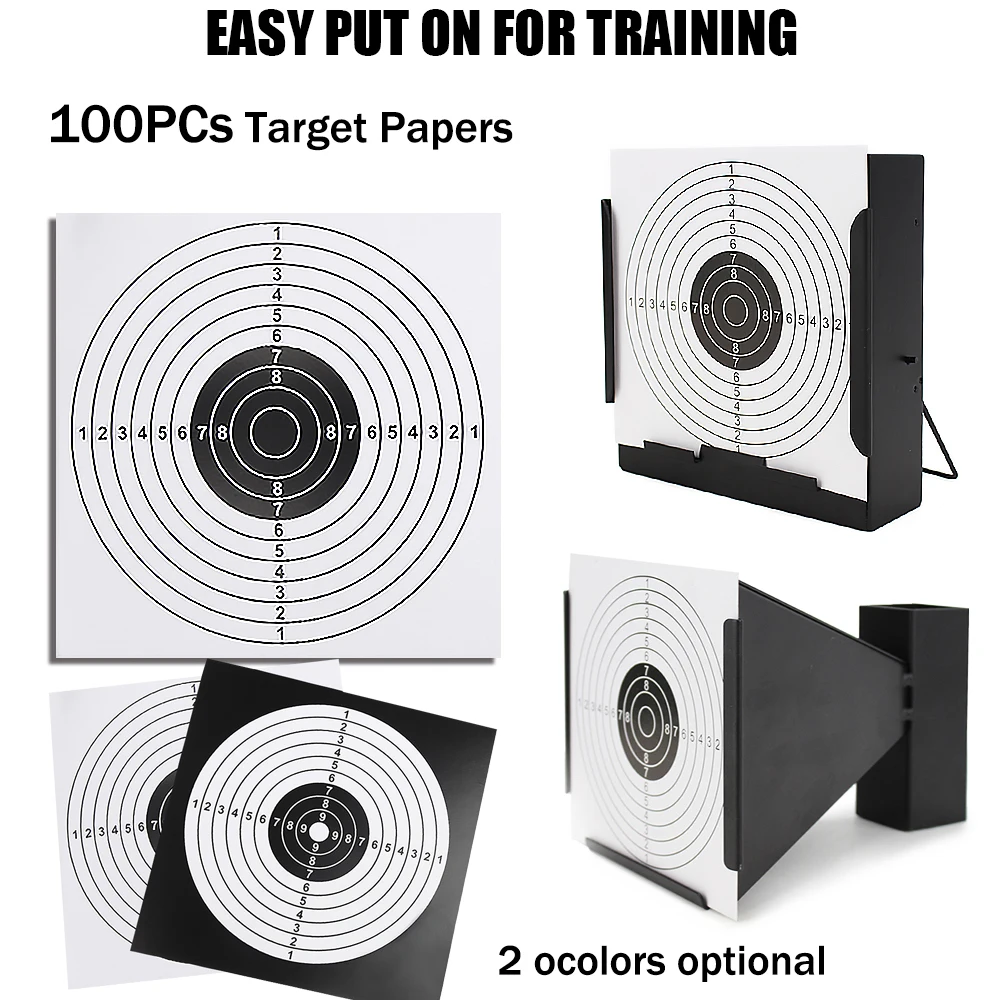 100PCS Professional Hunting Shooting Target Papers Archery Paintball Target Posters Square Shooting Practice Paper Sheet 14X14CM
100PCS Professional Hunting Shooting Target Papers Archery Paintball Target Posters Square Shooting Practice Paper Sheet 14X14CM