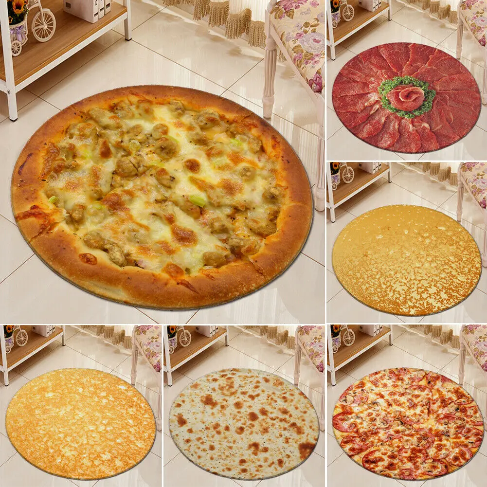 2019 Non-slip Pizza Clay oven Rolls Tortilla Blanket Burrito Blanket Round Bathroom Carpet Bug New
2019 Non-slip Pizza Clay oven Rolls Tortilla Blanket Burrito Blanket Round Bathroom Carpet Bug New