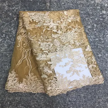 2018 Latest French Nigerian Laces Fabric High Quality Tulle African Laces Fabric Wedding African French Golden Tulle Lace
2018 Latest French Nigerian Laces Fabric High Quality Tulle African Laces Fabric Wedding African French Golden Tulle Lace