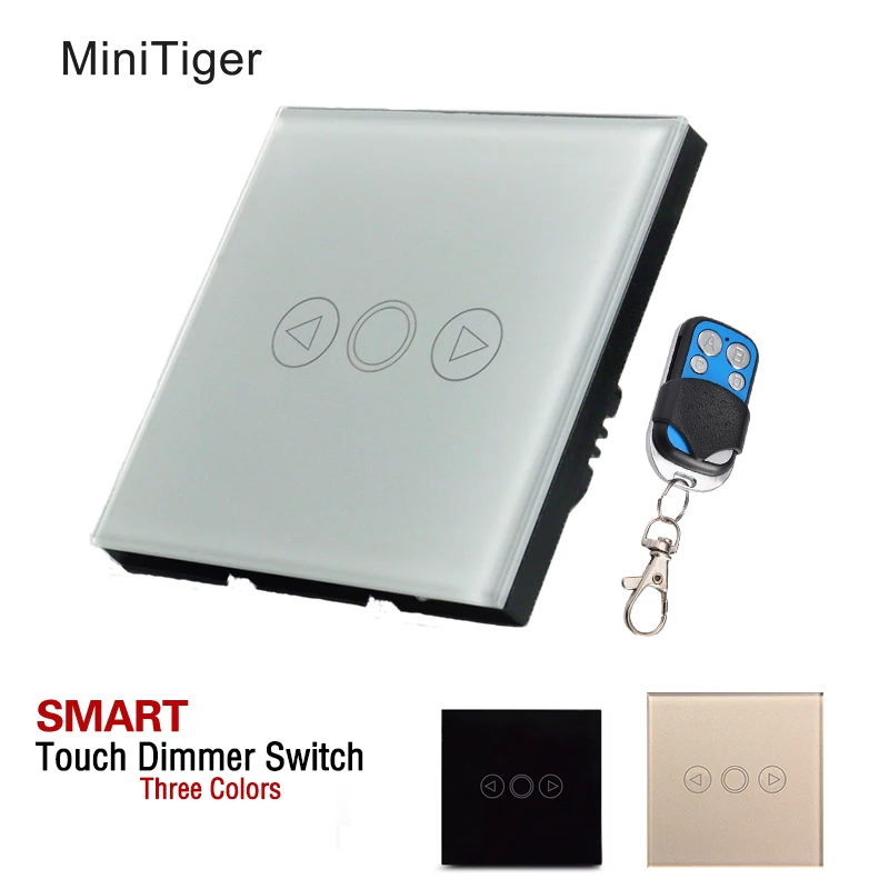 MiniTiger 1 Gang EU Standard Wall Light Touch Dimmer Switch Smart Switch,LED Dimmer Switch For Dimmable Spot Lights,T601A,T601B
MiniTiger 1 Gang EU Standard Wall Light Touch Dimmer Switch Smart Switch,LED Dimmer Switch For Dimmable Spot Lights,T601A,T601B