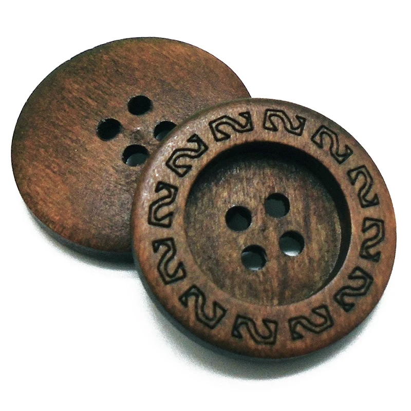 ZIEENE 5PCs-40PCs Natural Wood 25mm Coffee Round Laser Z Wooden Buttons DIY Sewing Scrapbooking For Handmade Coat 4 Holes
ZIEENE 5PCs-40PCs Natural Wood 25mm Coffee Round Laser Z Wooden Buttons DIY Sewing Scrapbooking For Handmade Coat 4 Holes