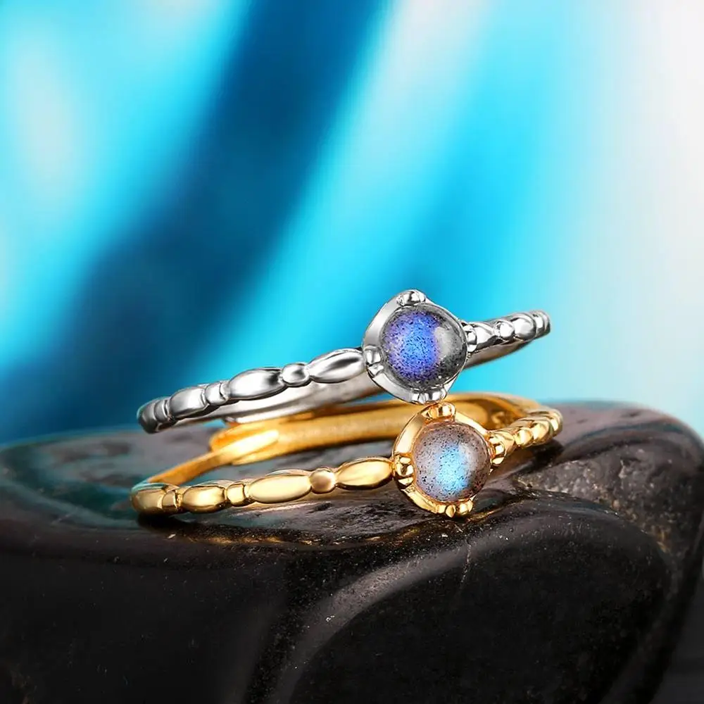 925 sterling silver Natural labradorite stone Ring For Women Silver Gold color Fine Gemstone Jewelry Wedding Finger Anillos
925 sterling silver Natural labradorite stone Ring For Women Silver Gold color Fine Gemstone Jewelry Wedding Finger Anillos