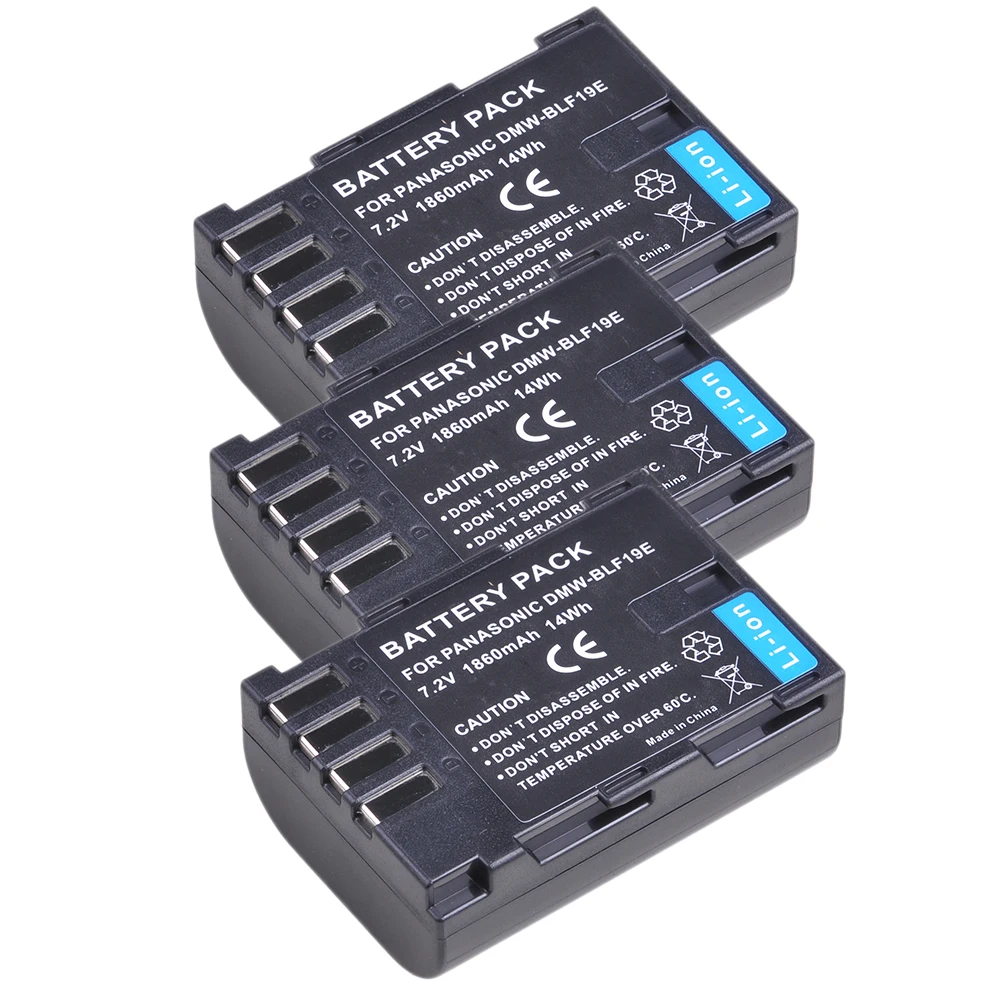 Tectra 3pcs 1860mAh DM-WBLF19E DMW-BLF19 Battery for Panasonic Lumix DMC-GH3 DMC GH3 GH4 GH5 Camera DMW BLF19 DMWBLF19 Battery
Tectra 3pcs 1860mAh DM-WBLF19E DMW-BLF19 Battery for Panasonic Lumix DMC-GH3 DMC GH3 GH4 GH5 Camera DMW BLF19 DMWBLF19 Battery