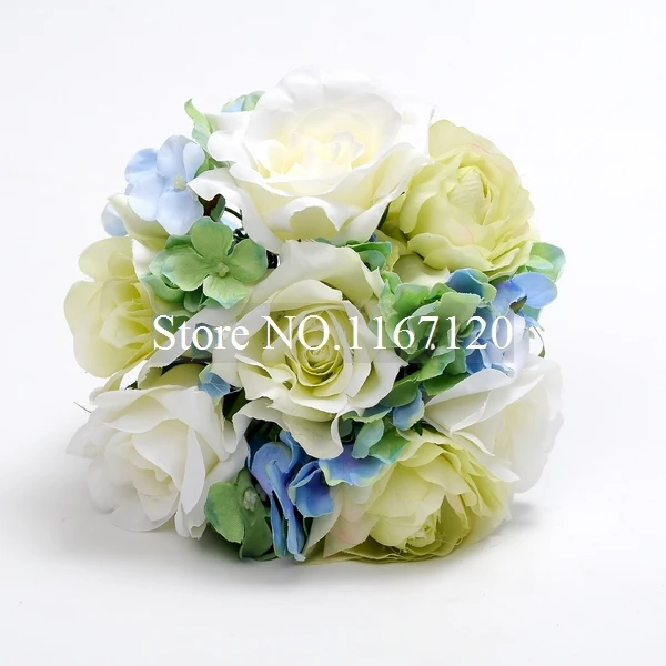 Free Shipping,10Heads/Bunch Ivory&light green&blue Artificial Silk Flower Hydrangea Roses Posy Wedding Bouquet Flowers 20cm HT48
Free Shipping,10Heads/Bunch Ivory&light green&blue Artificial Silk Flower Hydrangea Roses Posy Wedding Bouquet Flowers 20cm HT48