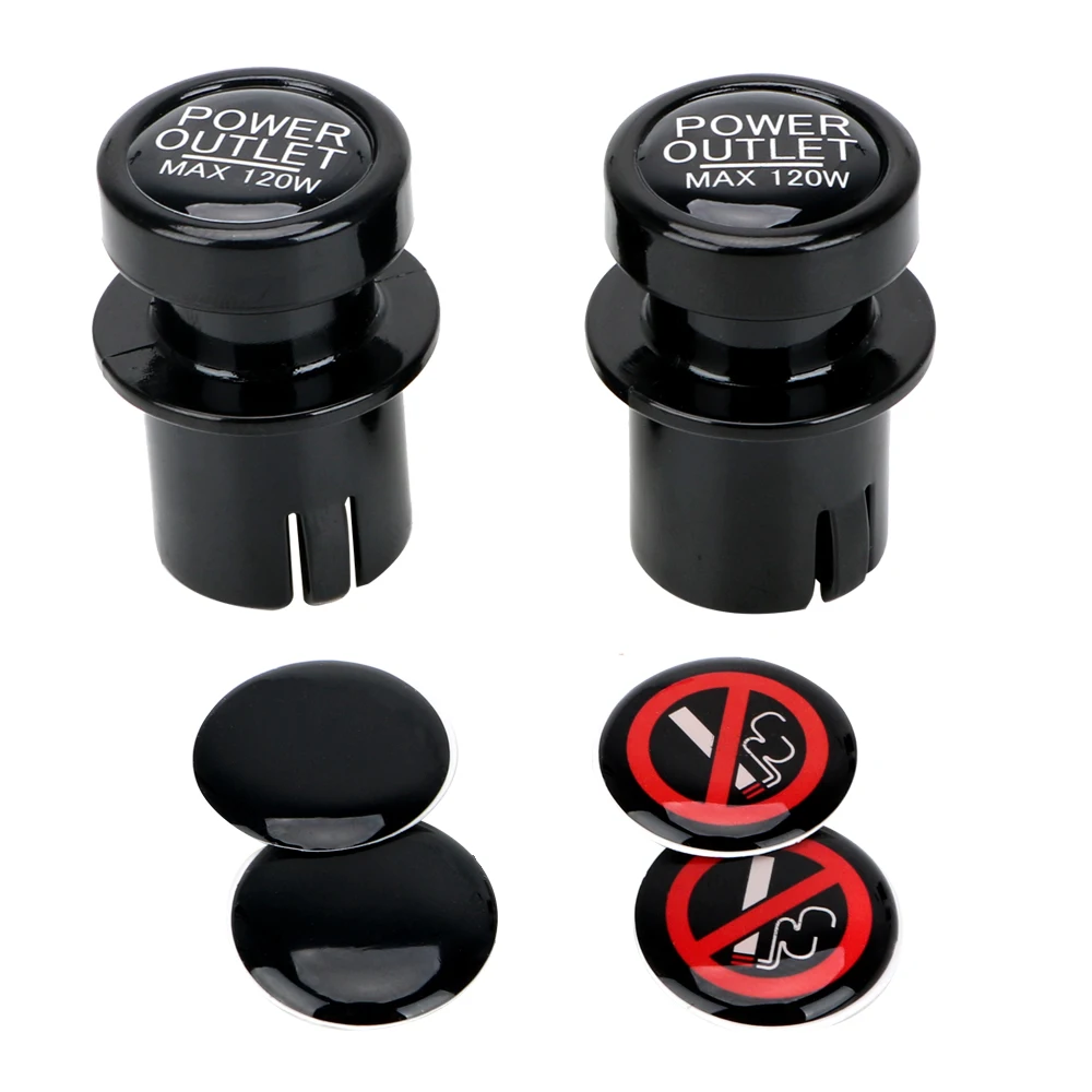 Universal a Prueba de Polvo Cubierta del Enchufe tap/ón para Encendedor del Coche z/ócalo Impermeable Cap de Accesorios de Coches