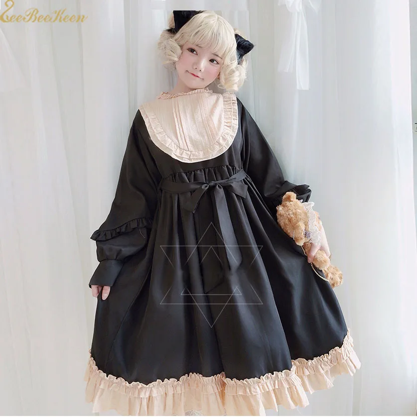 Lolita Dress Girls Sweet Lolita Costume Party Dress Black Lolita Spring Clothes Women Dress Anime Cosplay Adult Princess Dress
Lolita Dress Girls Sweet Lolita Costume Party Dress Black Lolita Spring Clothes Women Dress Anime Cosplay Adult Princess Dress