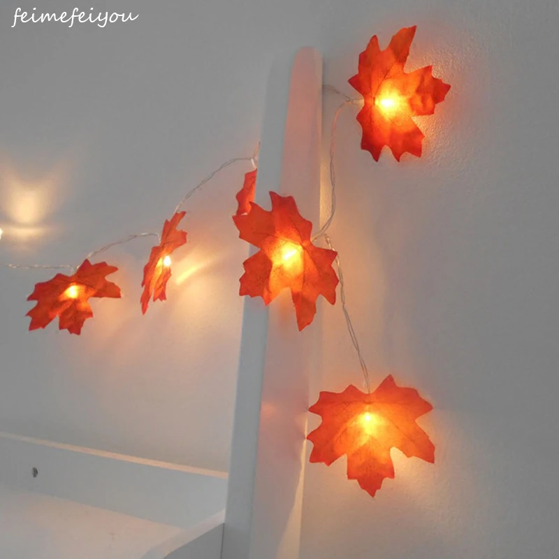 AC 220V 3m 20led Led light string Maple leaf string lights Halloween small lanterns wedding holiday outdoor decorative light
AC 220V 3m 20led Led light string Maple leaf string lights Halloween small lanterns wedding holiday outdoor decorative light