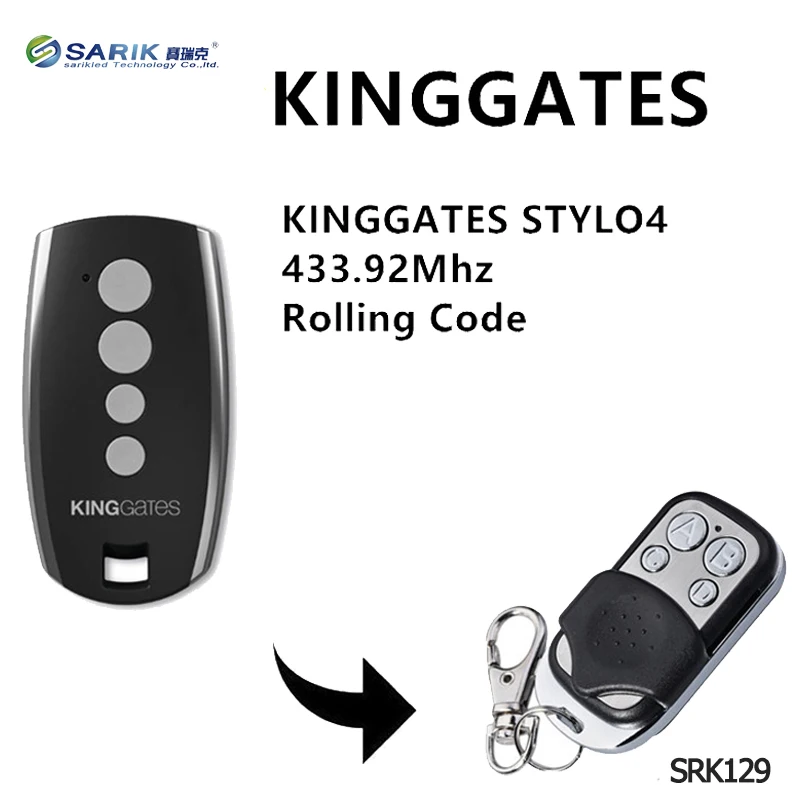 Wholesale KING GATES STYLO remote control universal gate garage remote control KING GATES remotes duplicator 433.92MHz
Wholesale KING GATES STYLO remote control universal gate garage remote control KING GATES remotes duplicator 433.92MHz