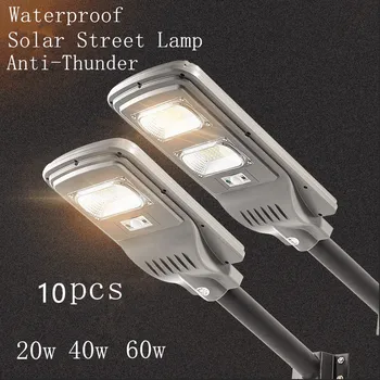 10pcs 20W 40W 60W Solar Street Light Outdoor Waterproof IP65 Radar Sensor Light Control Solar Power Led Light
10pcs 20W 40W 60W Solar Street Light Outdoor Waterproof IP65 Radar Sensor Light Control Solar Power Led Light