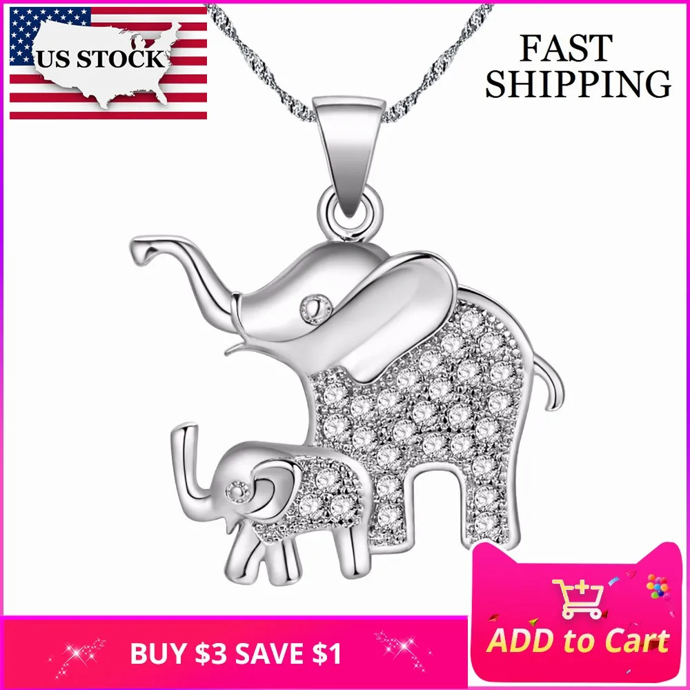 US STOCK Uloveido Pair Elephant Anime Necklace Female Women Silver Color Bijouterie Necklace Pendants Cute Jewelry Collar PN4373
US STOCK Uloveido Pair Elephant Anime Necklace Female Women Silver Color Bijouterie Necklace Pendants Cute Jewelry Collar PN4373