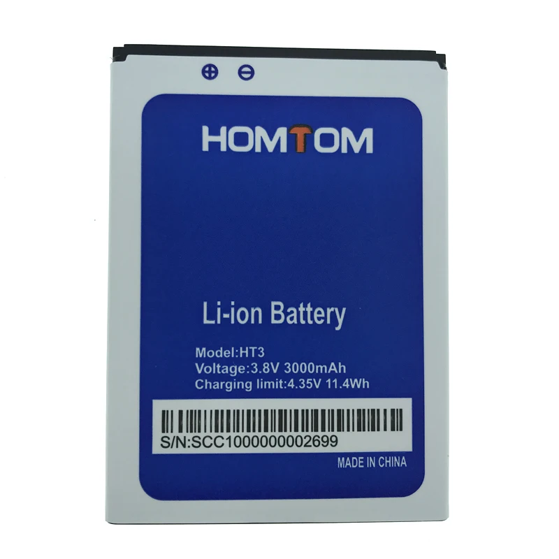 In Stock High Quality Battery For Homtom HT3 HT3 Pro Mobile Phone Replacement + Tracking Number
In Stock High Quality Battery For Homtom HT3 HT3 Pro Mobile Phone Replacement + Tracking Number
