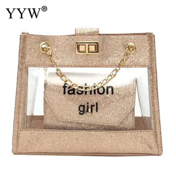 Jelly Bag Luxury Transparent Handbags Summer Clear Bags Designer Gold Chain Shoulder Square Hand Bag Fashion Elegant Pvc Silver
Jelly Bag Luxury Transparent Handbags Summer Clear Bags Designer Gold Chain Shoulder Square Hand Bag Fashion Elegant Pvc Silver