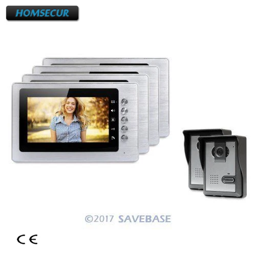 HOMSECUR 7" Video Door Entry Security Intercom Electric Lock Supported for Home Security
HOMSECUR 7" Video Door Entry Security Intercom Electric Lock Supported for Home Security