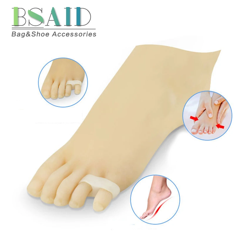 BSAID 1-2 Pair Toe Pads Orthotics Separator Insoles For High Heel Shoes Women Silicone Foot Protector Care Tail Toe Pads Inserts
BSAID 1-2 Pair Toe Pads Orthotics Separator Insoles For High Heel Shoes Women Silicone Foot Protector Care Tail Toe Pads Inserts