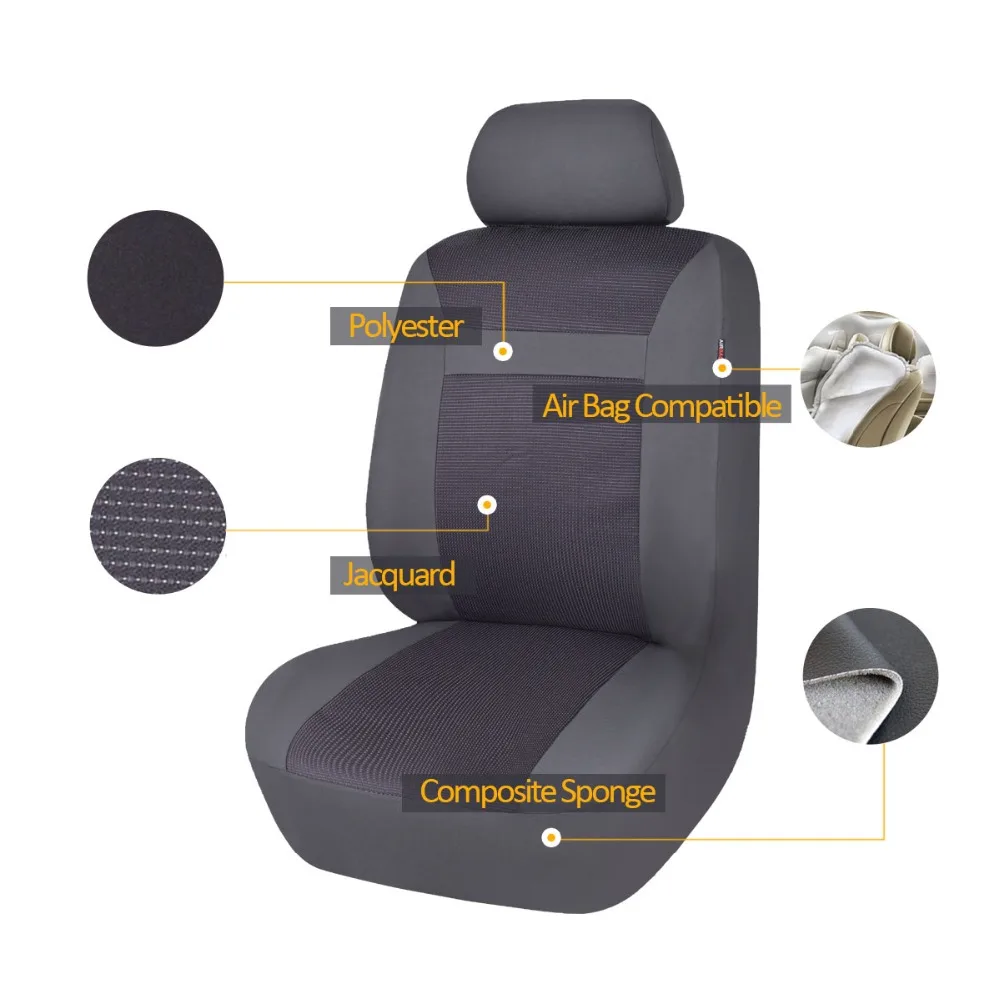 Polyster Full Car Seat Cover Automobiles Seat Covers Universal Fit Most Car Seats For Interior Accessories Car-Styling
Polyster Full Car Seat Cover Automobiles Seat Covers Universal Fit Most Car Seats For Interior Accessories Car-Styling