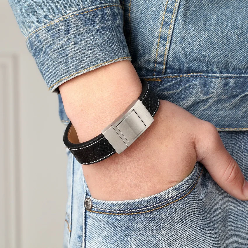 Женский браслет цепочка из натуральной кожи на запястье 19 см 21 см|bracelets for|leather