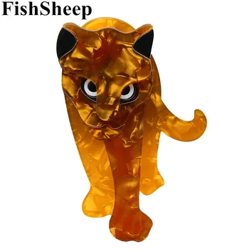 FishSheep Acrylic Leopard Brooches For Women Lovely Acetate Fiber Animal Lion Tiger Brooch And Pins Female Broches Accessory
FishSheep Acrylic Leopard Brooches For Women Lovely Acetate Fiber Animal Lion Tiger Brooch And Pins Female Broches Accessory