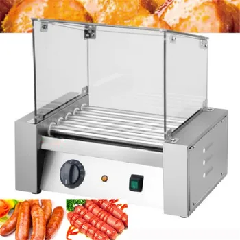 5 rollers sausage rolling machine hot dog baked machine sausage heating machine 220v 5 sticks Hot Dog Roller Grill with cover
5 rollers sausage rolling machine hot dog baked machine sausage heating machine 220v 5 sticks Hot Dog Roller Grill with cover