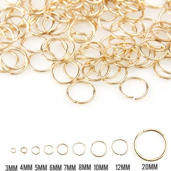 New Rose Gold Mixed Color 3/4/5/6/7/8/10/12/20mm Tone Metal Open Jump Rings Necklace Close Tool Ring DIY Jewelry Making
New Rose Gold Mixed Color 3/4/5/6/7/8/10/12/20mm Tone Metal Open Jump Rings Necklace Close Tool Ring DIY Jewelry Making
