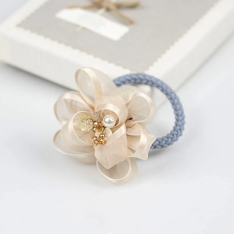 Simple Fabric Yarn Head Flower Sweet Pearl Elastic Rubber Band Hair Ties Rope Girls Women Headbands Accesorios Birthday Gifts
Simple Fabric Yarn Head Flower Sweet Pearl Elastic Rubber Band Hair Ties Rope Girls Women Headbands Accesorios Birthday Gifts