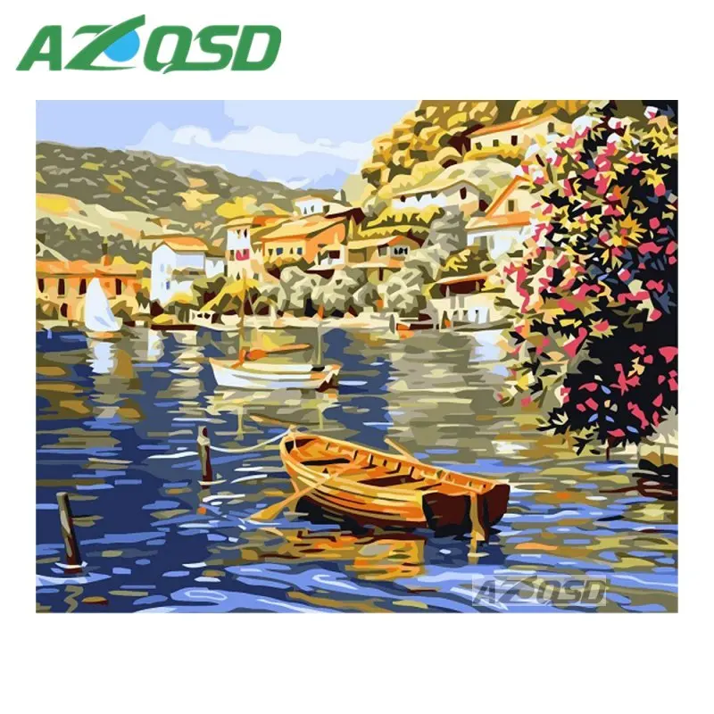 AZQSD Beautiful Water City Painting By Numbers On Canvas 40x50cm Oil Painting Picture By Numbers Home Decor szyh6093
AZQSD Beautiful Water City Painting By Numbers On Canvas 40x50cm Oil Painting Picture By Numbers Home Decor szyh6093