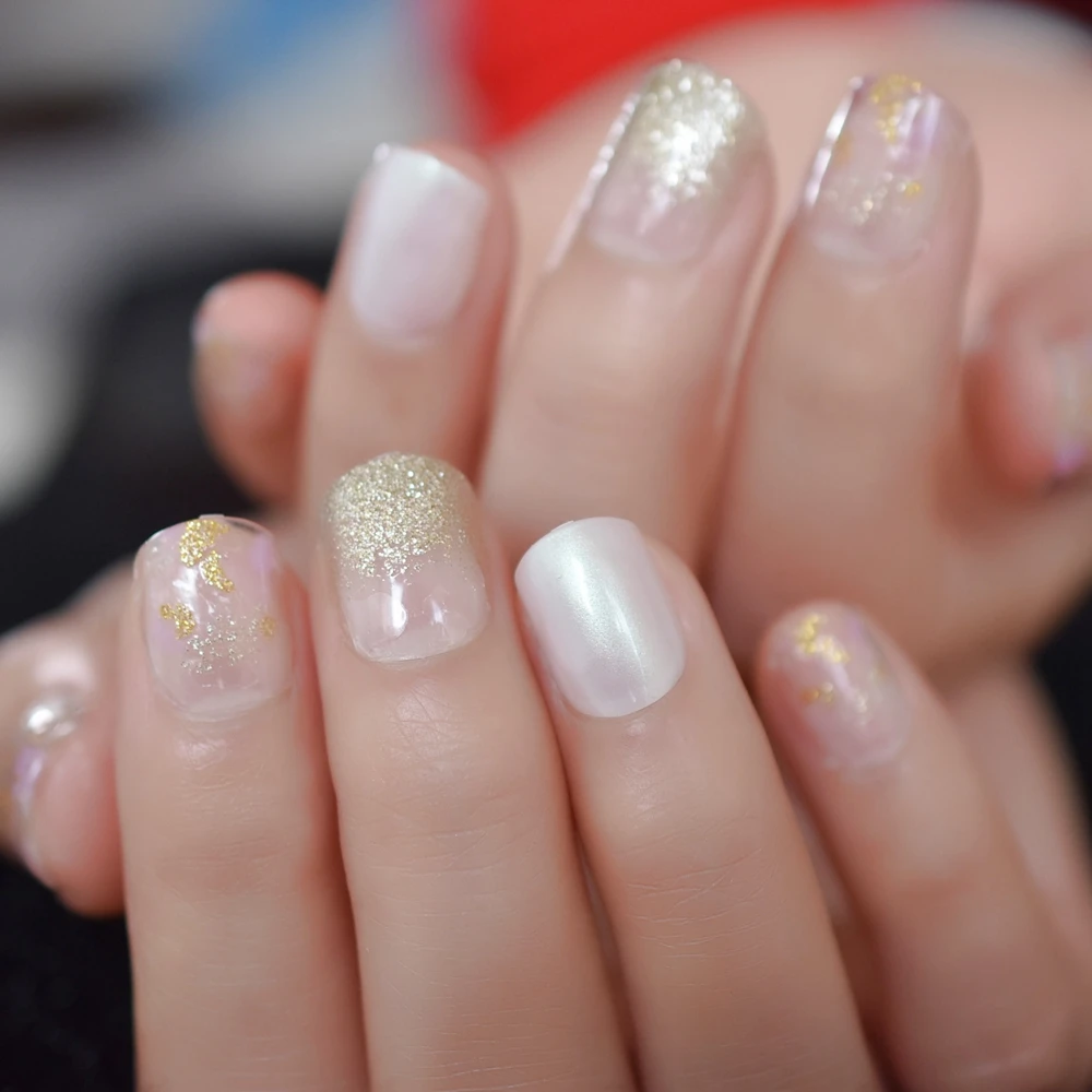 Multi-designed Square Acrylic Nails Spirit Pearl Shiny Color Smooth Fingernails Shimmer Glitter Transparent Nail Tips for Daily
Multi-designed Square Acrylic Nails Spirit Pearl Shiny Color Smooth Fingernails Shimmer Glitter Transparent Nail Tips for Daily