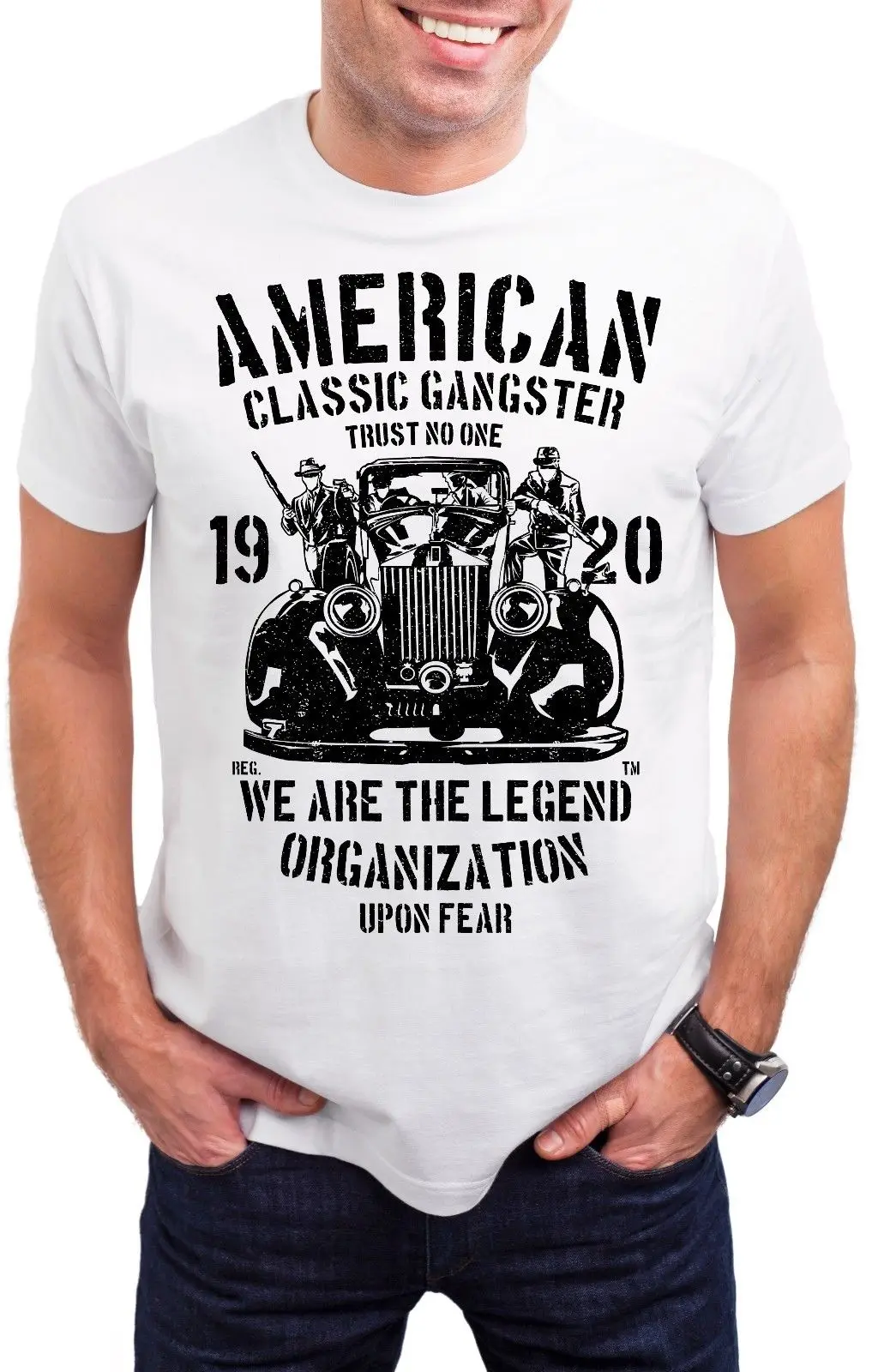 Hot Sale 100% Cotton Classic American Gangster-Bandit Mafia White Cotton T Tshirt. Gift Tee Shirt
Hot Sale 100% Cotton Classic American Gangster-Bandit Mafia White Cotton T Tshirt. Gift Tee Shirt
