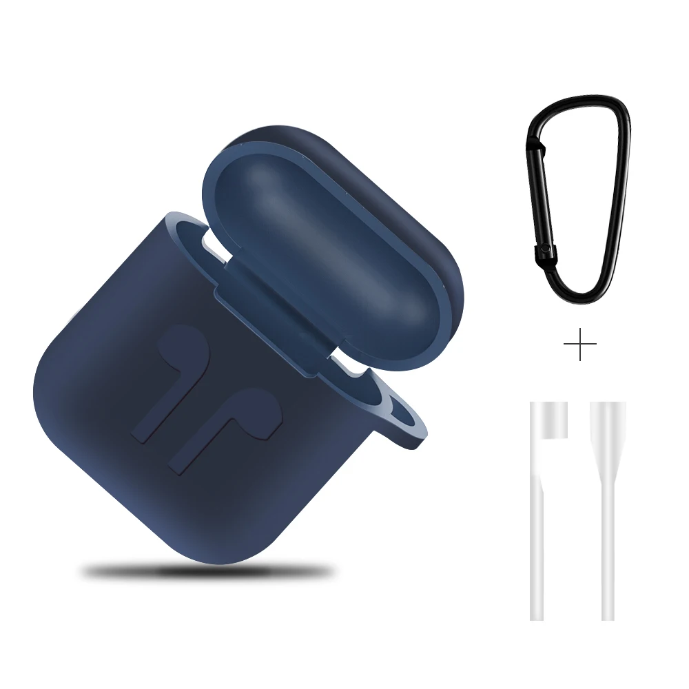 Airpods Case Shockproof Soft Cover Silicone Case For Apple Airpods Protector With Dust Plug Anti-lost Strap For Apple Air Pods
Airpods Case Shockproof Soft Cover Silicone Case For Apple Airpods Protector With Dust Plug Anti-lost Strap For Apple Air Pods