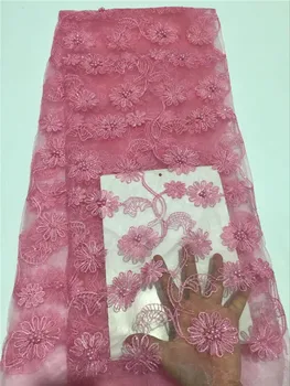 High Quality Tulle Lace 2018 Latest African Lace Fabric beads Applique Afican French Wedding Lace Fabric For 5yards
High Quality Tulle Lace 2018 Latest African Lace Fabric beads Applique Afican French Wedding Lace Fabric For 5yards