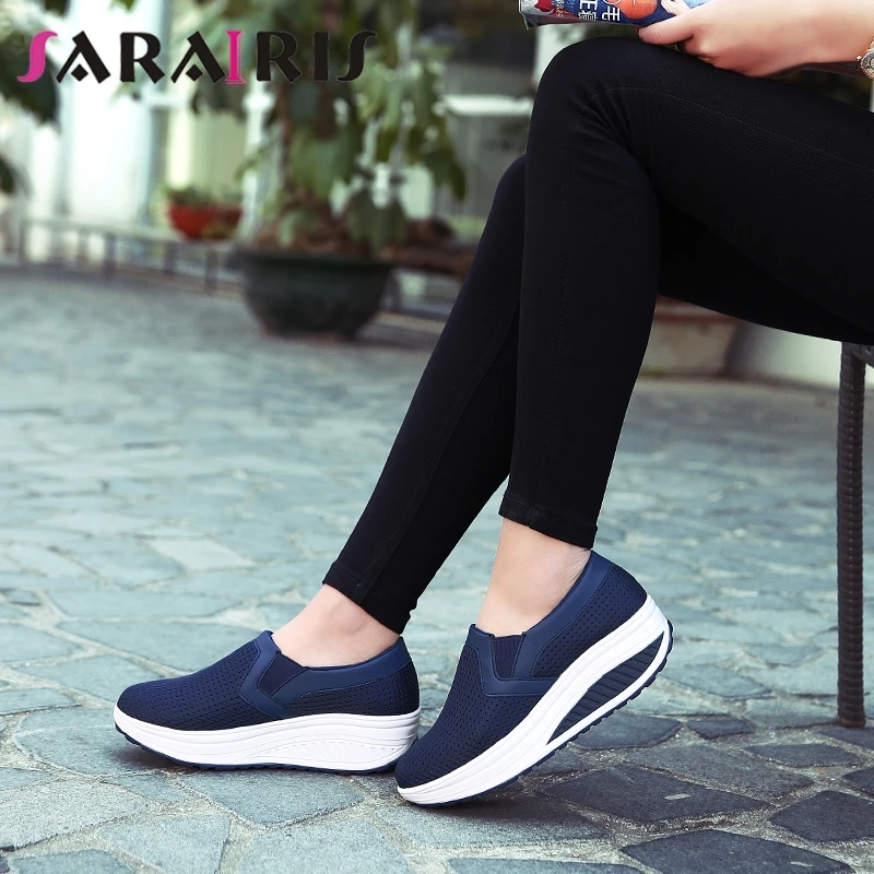 SARAIRIS New Fashion Solid Round Toe Mesh Flat Platform Shoes Woman Casual Comfortable Spring Autumn Flats Big Size 35-43
SARAIRIS New Fashion Solid Round Toe Mesh Flat Platform Shoes Woman Casual Comfortable Spring Autumn Flats Big Size 35-43