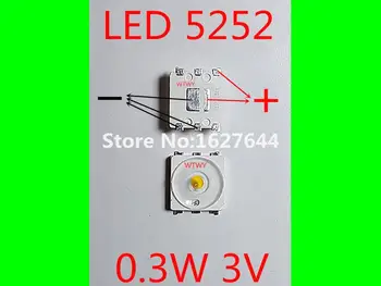 100pcs LUMENS LED 5252 LED Backlight TV High Power 0.3W 3V LED Backlight Cool white For LED LCD TV Backlight Application
100pcs LUMENS LED 5252 LED Backlight TV High Power 0.3W 3V LED Backlight Cool white For LED LCD TV Backlight Application