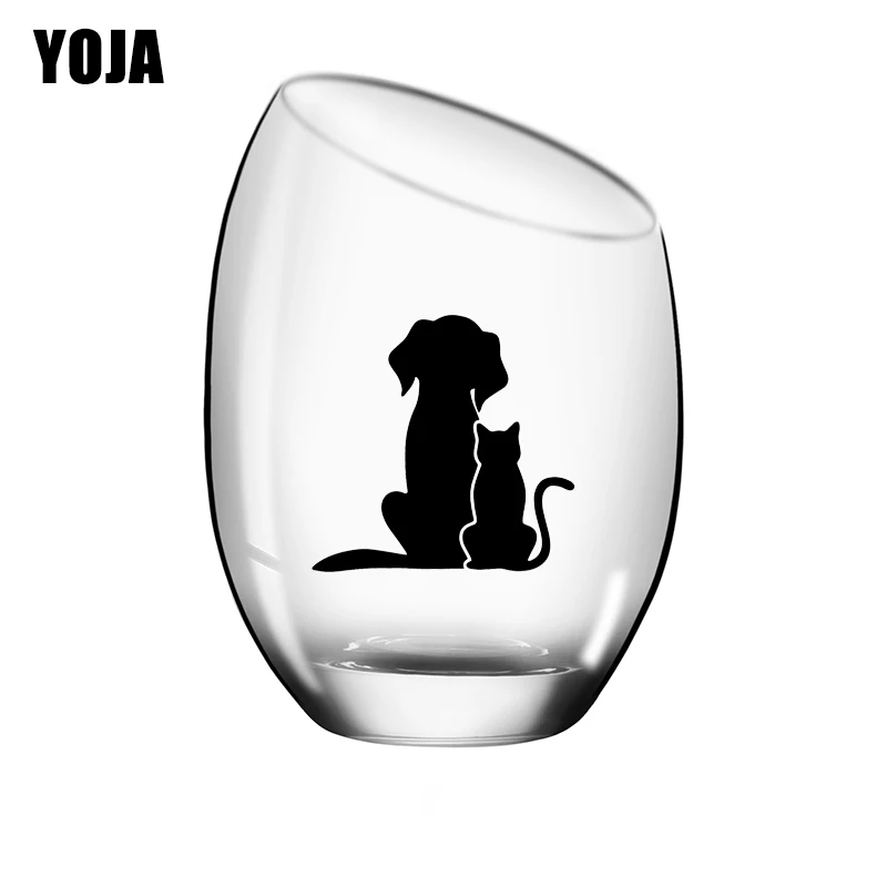 YOJA 6.4X6.2CM 6pcs Cartoon Wine Glass Stickers Cat And Dog Pets Home Room Wall Decor Decal G1-0263
YOJA 6.4X6.2CM 6pcs Cartoon Wine Glass Stickers Cat And Dog Pets Home Room Wall Decor Decal G1-0263