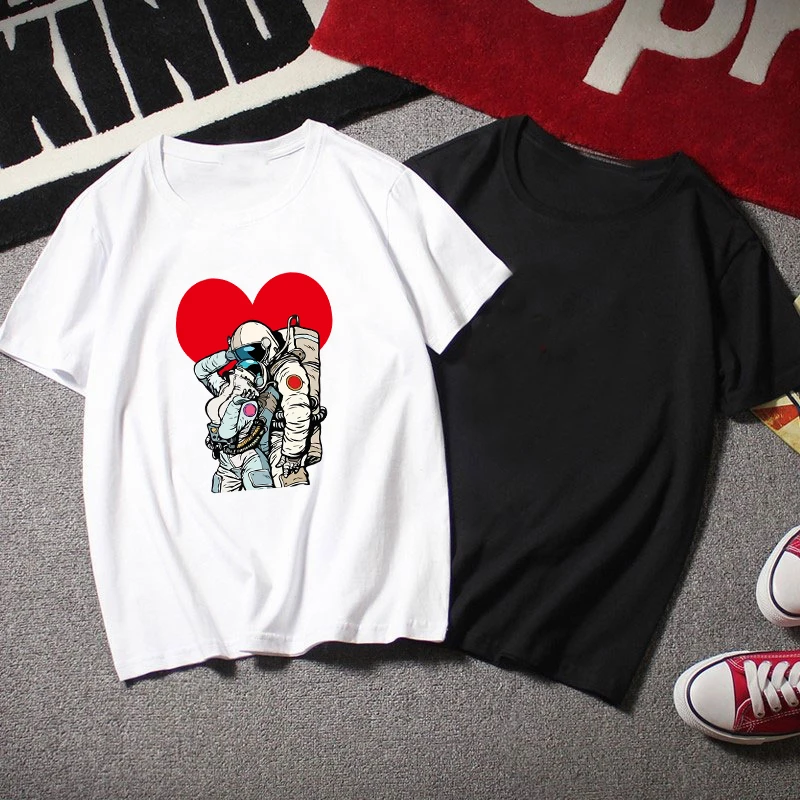 2019 Space Astronaut Planet funny T Shirt Women white Cotton T-shirt Harajuku Top couple clothes Girlfriend Gift tshirt femme
2019 Space Astronaut Planet funny T Shirt Women white Cotton T-shirt Harajuku Top couple clothes Girlfriend Gift tshirt femme