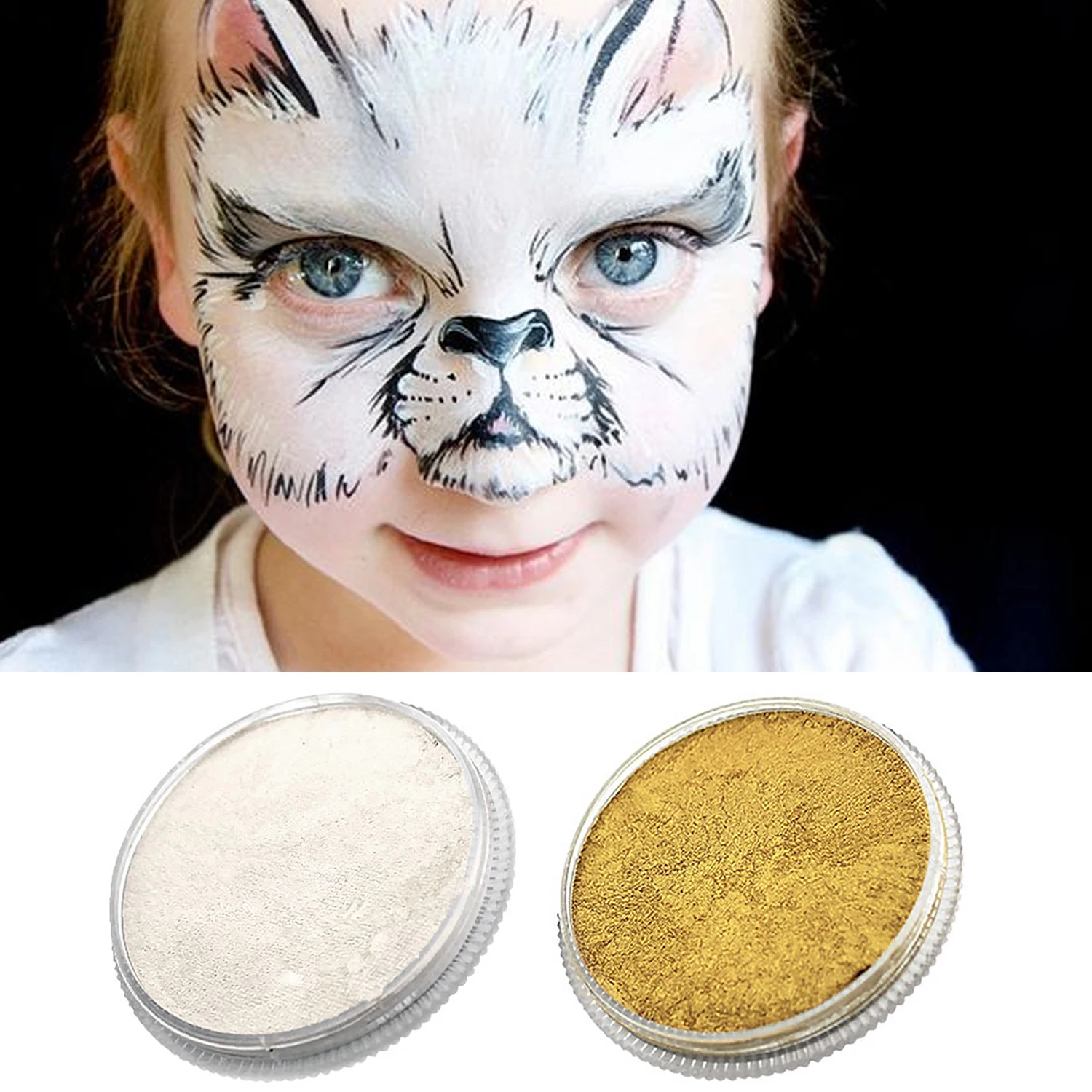 30g Face Painting Pigments Face Body Paint Pearl Metallic Color Drawing Pigment Festivals Party Halloween Face Makeup Pigment
30g Face Painting Pigments Face Body Paint Pearl Metallic Color Drawing Pigment Festivals Party Halloween Face Makeup Pigment