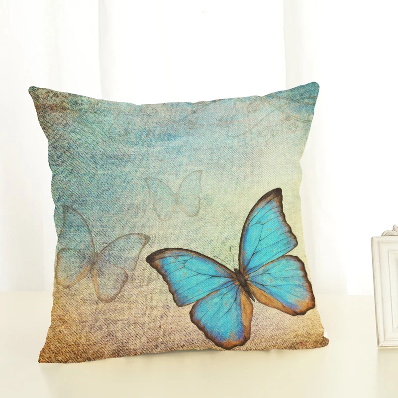 Butterfly Series Printed Linen Cotton Square 45x45cm Home Decor Houseware Throw Pillow Cushion Cojines Almohadas
Butterfly Series Printed Linen Cotton Square 45x45cm Home Decor Houseware Throw Pillow Cushion Cojines Almohadas
