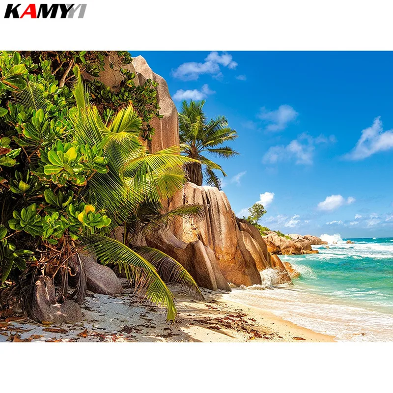 5D DIY Diamond Embroidery Summer Beach Diamond Painting Cross Stitch Mosaic Full Square / Round Diamond Decoration Home
5D DIY Diamond Embroidery Summer Beach Diamond Painting Cross Stitch Mosaic Full Square / Round Diamond Decoration Home