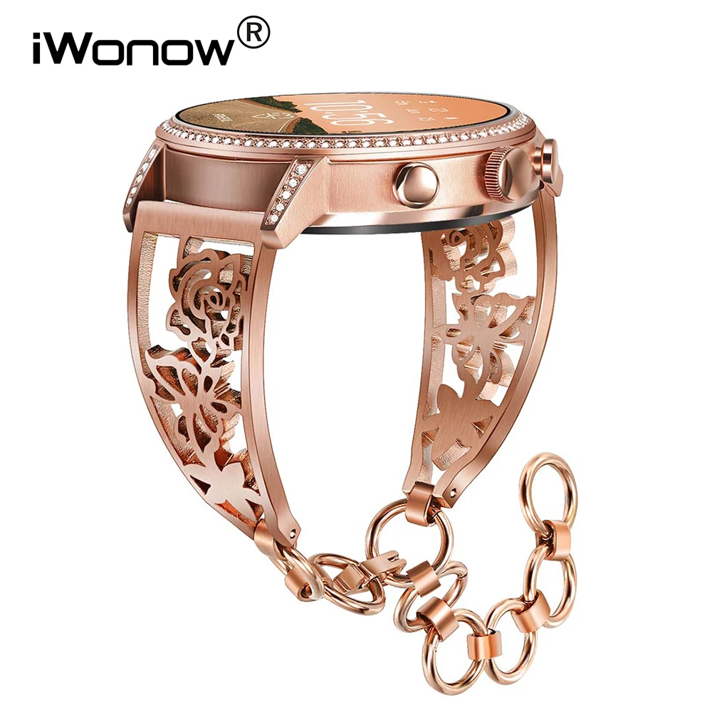 Women Jewelry Watchband for Fossil Gen 4 Q Venture HR / Gen 3 Q Venture / Q Tailor / Q Scarlette Band Quick Release Bands Strap
Women Jewelry Watchband for Fossil Gen 4 Q Venture HR / Gen 3 Q Venture / Q Tailor / Q Scarlette Band Quick Release Bands Strap