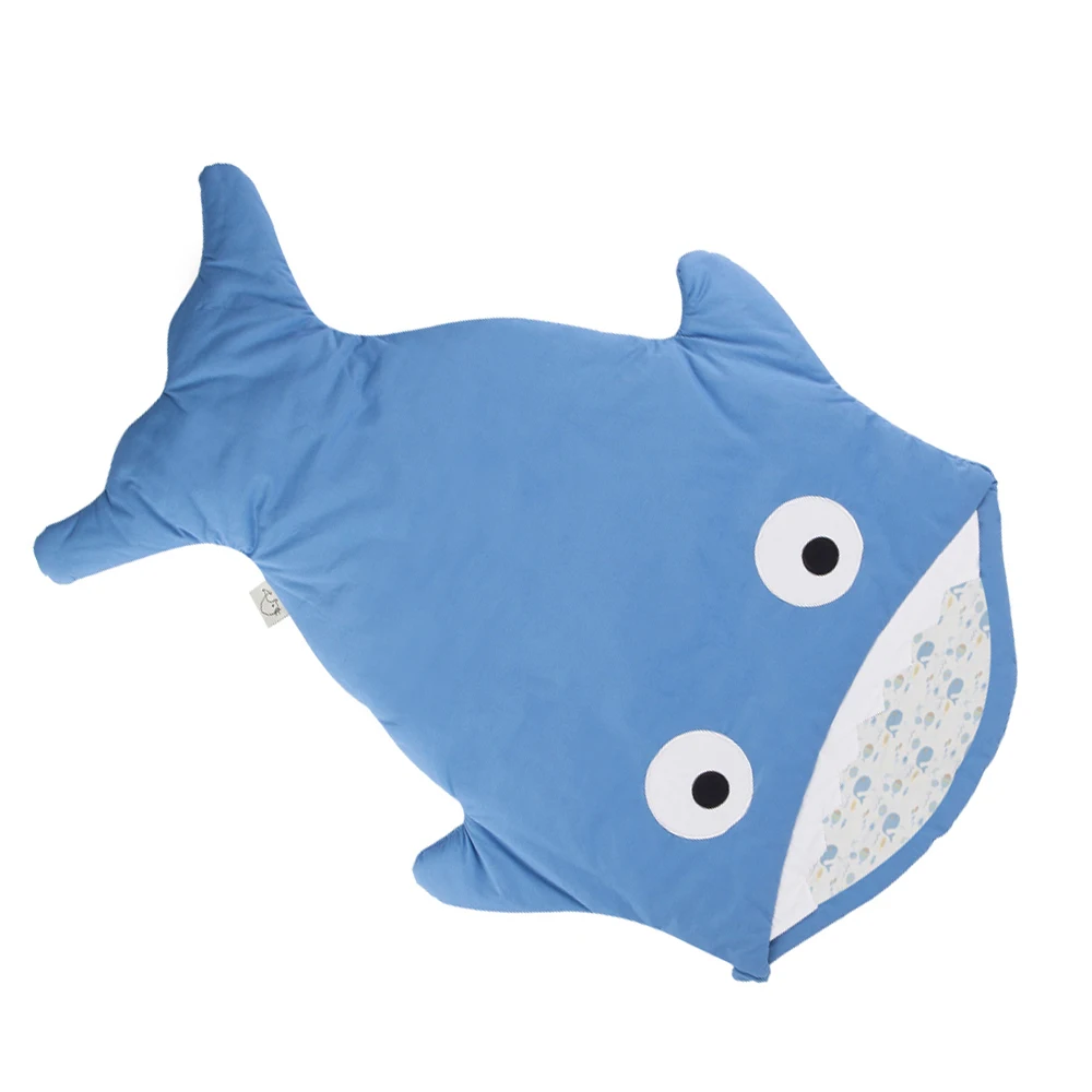 

Baby Sleeping sack cartoon Shape Shark toddler Sleeping Bag Autumn winter Cotton Swaddling Sleep Blanket with box YIN012