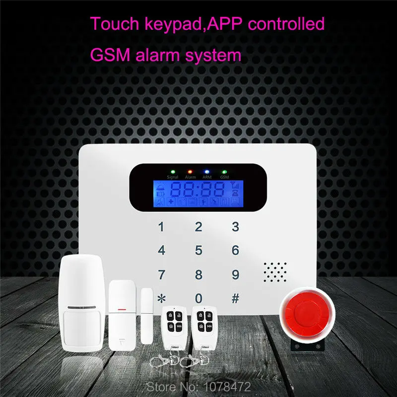 NEW arrival APP GSM alarm system,SMS security alarm with voice in English,French,Russian,Italian,Czech,Spanish,Polish for option
NEW arrival APP GSM alarm system,SMS security alarm with voice in English,French,Russian,Italian,Czech,Spanish,Polish for option