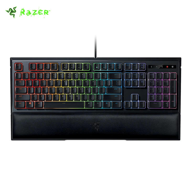 

Original Razer Ornata 104 Keys Chroma Membrane US Layout RGB Gaming Keyboard With Individually Backlit Mid-Height Keycaps Wrist