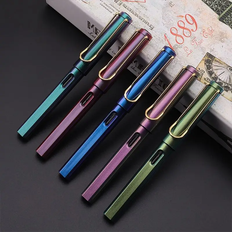 Fashion Gradient Fountain Pen Business Student 0.38 mm Extra Fine Nib Colorful Design Calligraphy Office Supply Writing Tool
Fashion Gradient Fountain Pen Business Student 0.38 mm Extra Fine Nib Colorful Design Calligraphy Office Supply Writing Tool